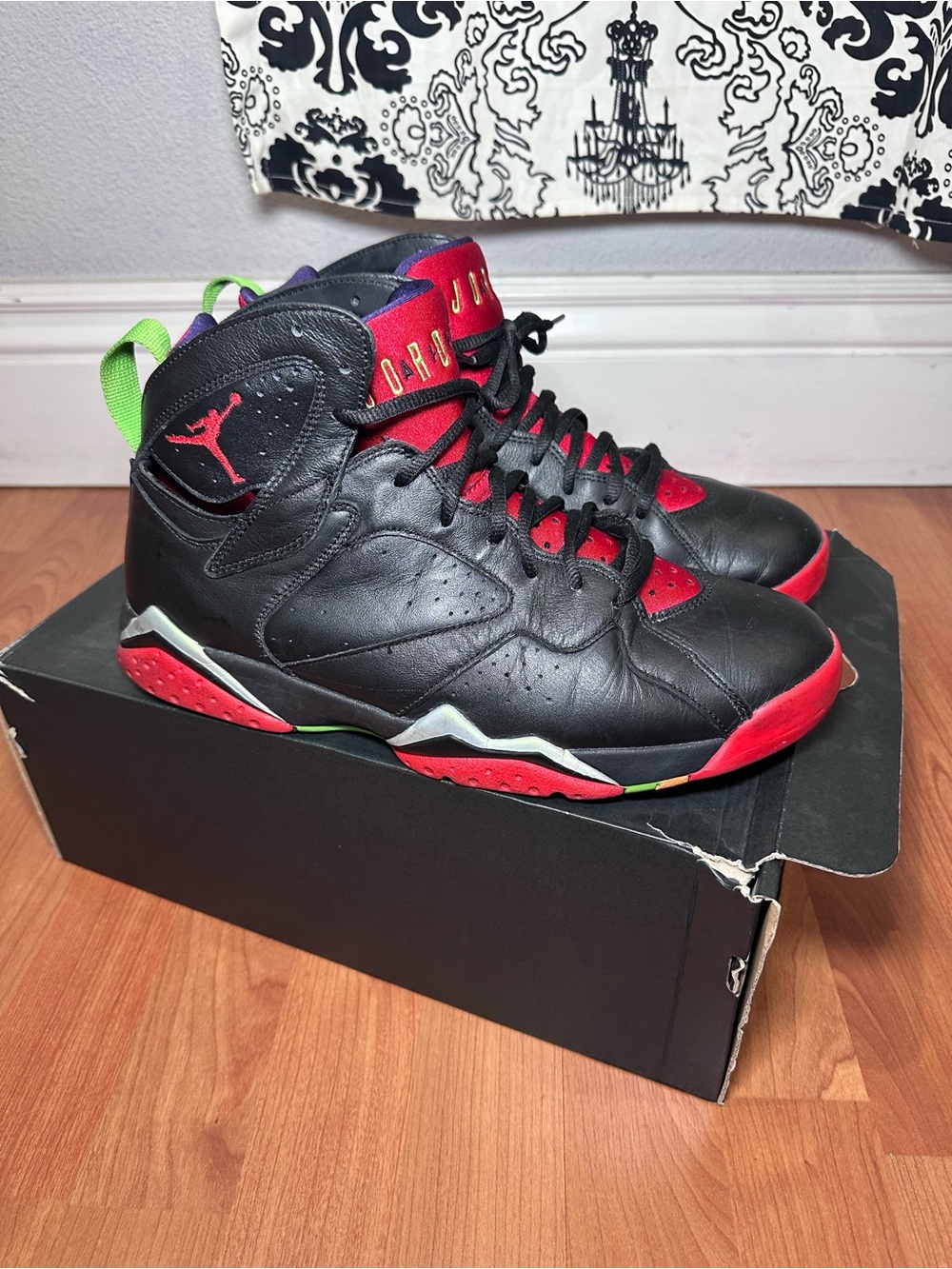 Jordan 7 Marvin to Martin size 10.5